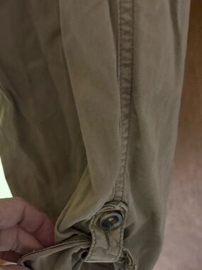 Sonoma Tan Button-Cuff elastic waist pants 2X